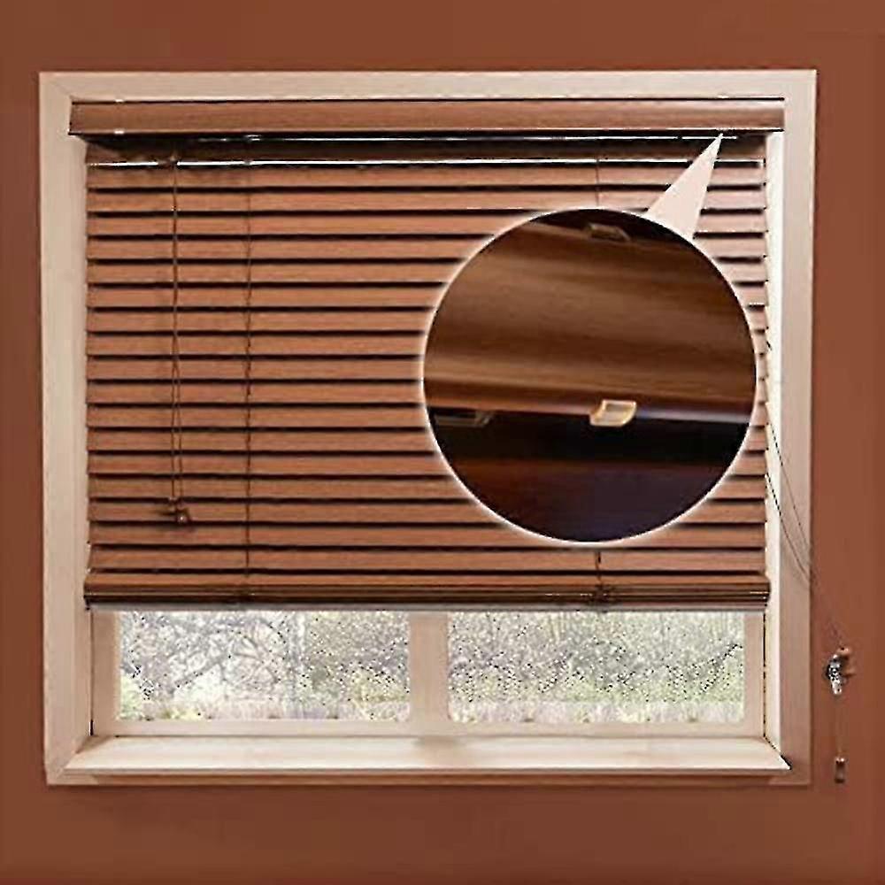 Vorhangclips, Transparente Kunststoff-Vorhangclips für Jalousien, Jalousieclips für horizontale Jalousien-Vorhänge (12 Stück)