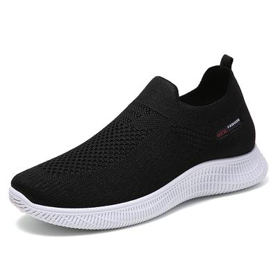 Zapatos de Primavera para Mujer 2024 Zapatillas Calcetín de Punto Zapatos Planos para Mujer Zapatillas Casuales Transpirables Zapatillas Planas Zapatos para Caminar para Mujer