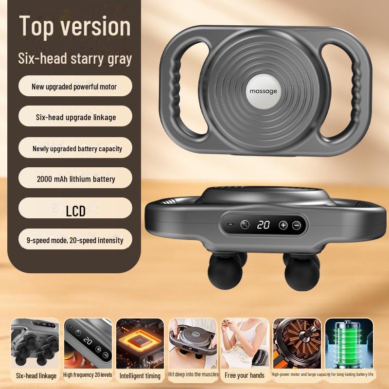 

Шестиголовочный высокочастотный массажный пистолет для всего тела для глубокой мышечной релаксации English Packaging