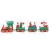 Cute Christmas   Rail Car Compartment Toy Christmas Decoration Ornament Children Gift Red