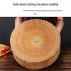 Round Solid Pine Wood Cutting Board