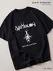 Black Satyricon T-shirt, Metal Back In