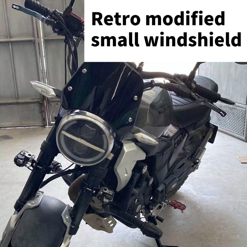 Motorcycle Windscreen Front Windscreen Motorbike Modification Accessories Deflector Windshield Replacement Parts