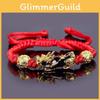 Ecofriendly Alloy Beaded Pi Xiu Bracelet With Adjustable Red Cord For Men Women
