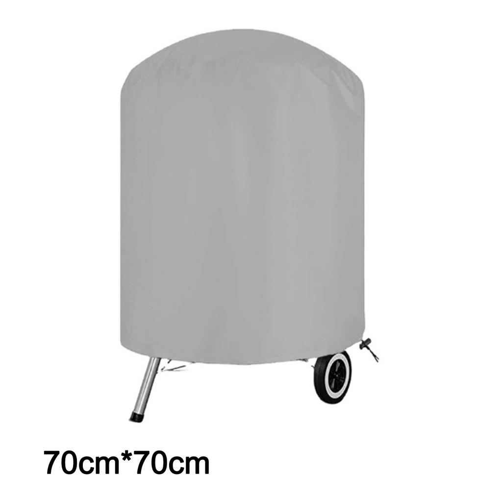 Water Resistant BBQ Grill Cover Weatherproof Oxford Material with Drawstring