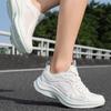 Xtep Simple Versatile Breathable Lightweight Low-Top Casual Running Shoes Women sneaker White Green 875218110040-5