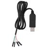 USB To COM or TTL Adapter Cable, New, 1 Meter  , Lightweight for Easy Transport, Different Color Wires,   Download, with