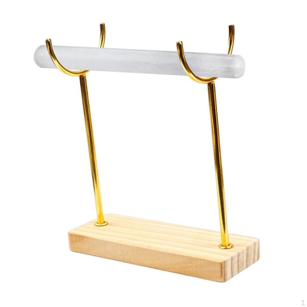 Bracelet Holder Display Storage Organizer with Wooden Base Jewelry