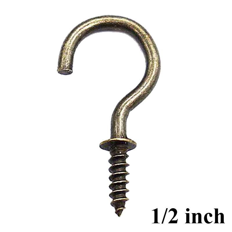 

Міні Гвинтовий Гачок S-подібний Підвісний Стельовий Рейлінг для Рослин Чашки Ключів Гірлянд Багатофункціональні Домашні Металеві Гачки для Зберігання Оптом antique bronze,10PCS