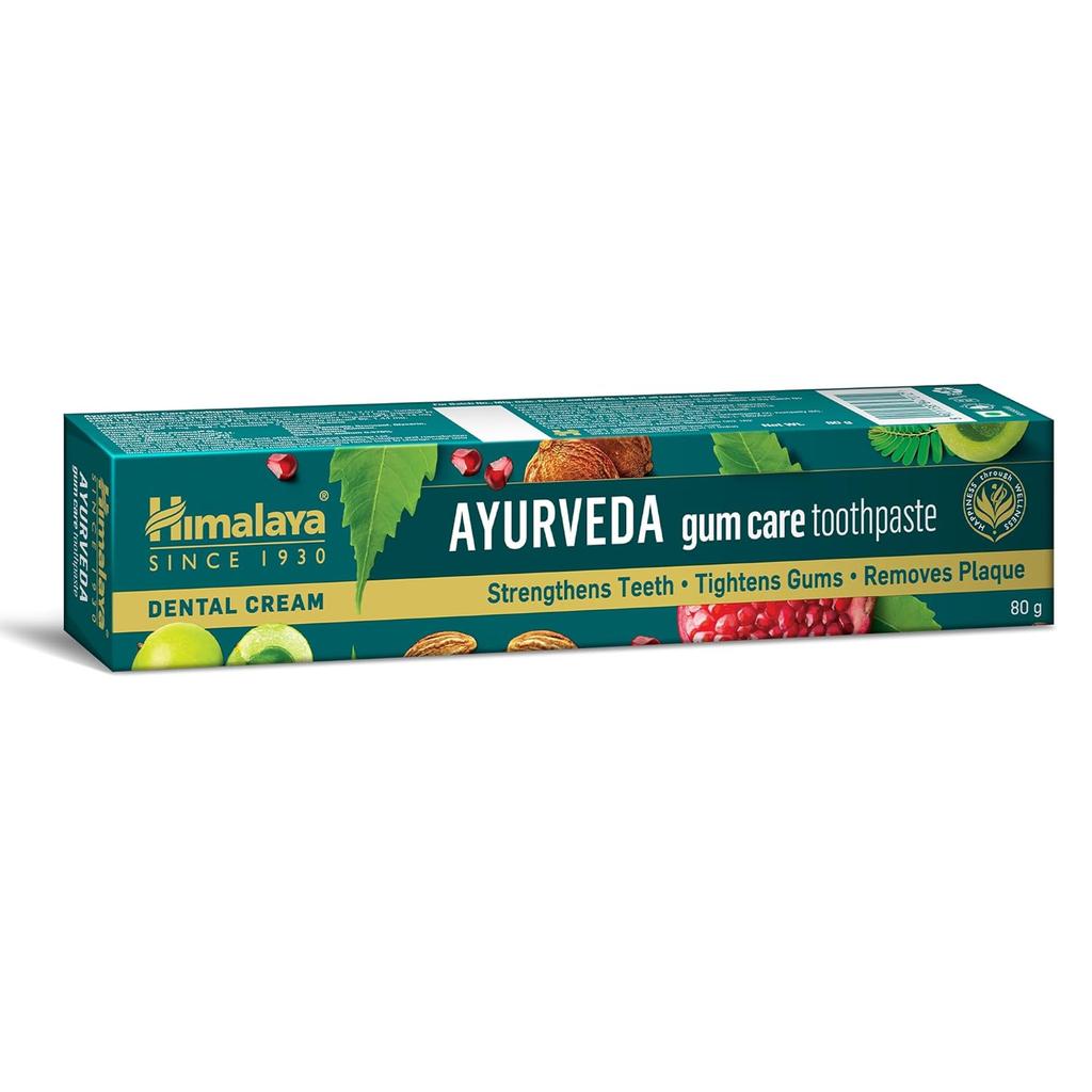 Himalaya Ayurveda Gum Care Toothpaste 80g Herbal Oral Care For Healthy Gums Fresh Breath Plaque Removal Gum Protection