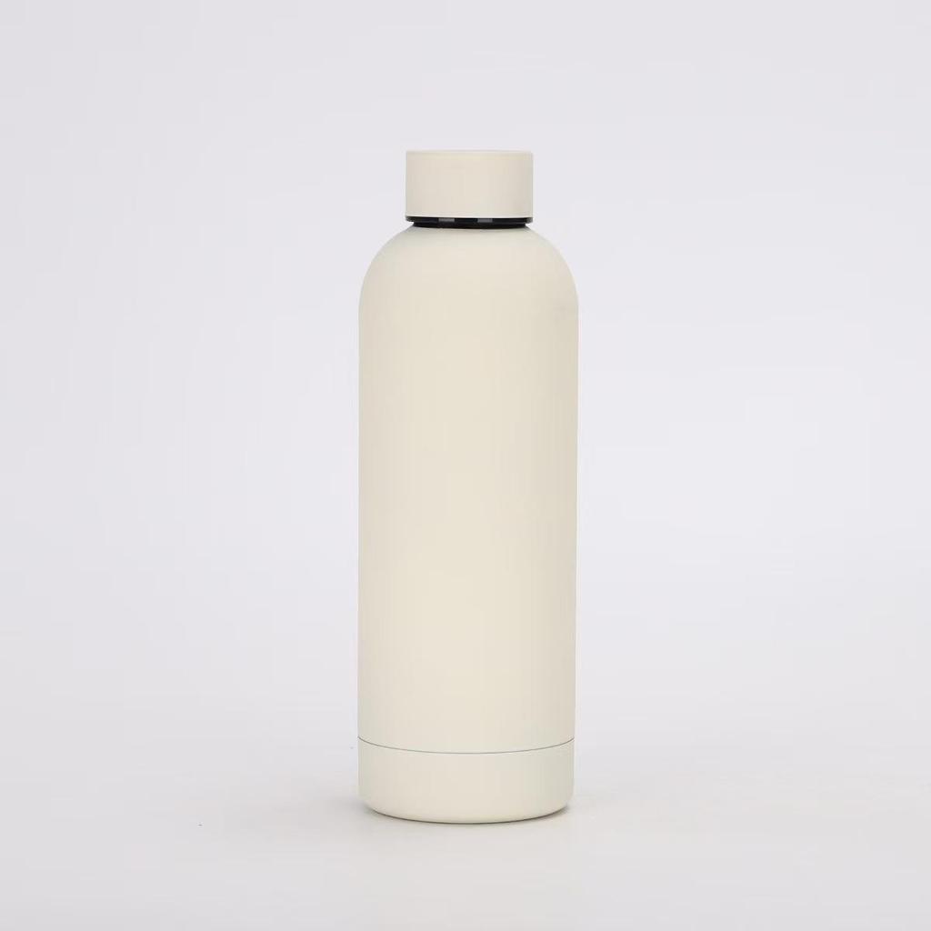 Sport-Thermosflasche aus mattiertem Edelstahl - Großes Fassungsvermögen, Güteklasse 304.
