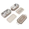 2 Tier Stackable   Box 304 Stainless Steel Insulated Lunch Containers Lkproof Compartment Portable Food Container for School