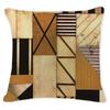 Retro Ethnic Geometry Decorative Cushion Cover Cotton Linen Textile Printed Throw Pillowcase for Car Sofa Bed Home Decor 45X45CM