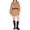 Gucci Jersey Quarter Zip Drawstring Sweatshirt Dress 798683-XJGS1-2323