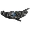Black Base Headlight Rear Shell for 23-25 Honda XR-V Brio & Front Headlight, PP Material