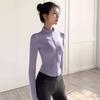 Small Shaping Fitness Jacket Women's Quick-drying Breathable Tight Sports Long-sleeved Summer Outdoor Running Training Jacket