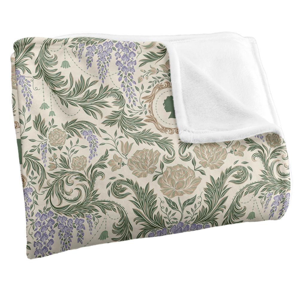 Bridgerton Soft Damask Blanket
