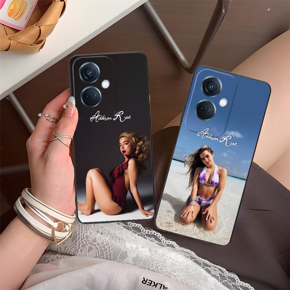 Addison Rae Matte TPU Mobile Phone Case for OPPO Reno 14 13 12 11 10 9 8 7 6 5 F T Pro 5G Colorful Printing Cover