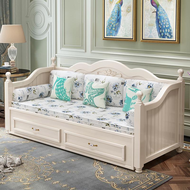 RWJ Sofa Bed Dual-Purpose Push-Pull Foldable