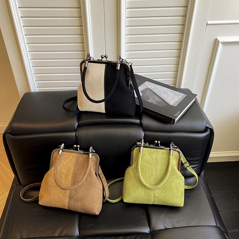 Yogodlns Women Fashionable Shoulder Bag Large Capacity Retro Handbag Clip Crossbody Bag Travel Shopping Work Shoulder Bag