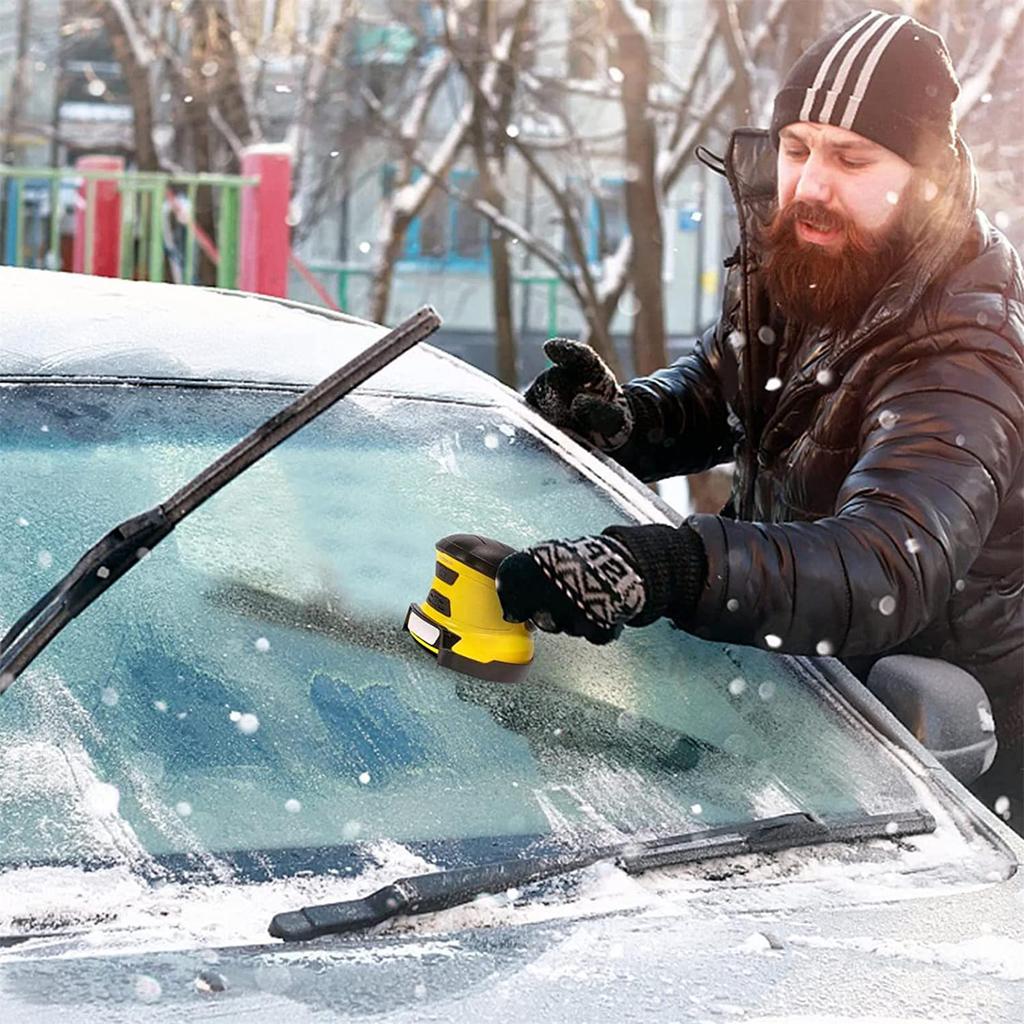 Electric Handheld Ice Scraper & Windshield Defroster with USB Charging