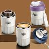 480ml Coffee Thermos Bottle 304 Stainless Steel Vacuum Cup For Girls Coffee Cup With Straw Portable Travel Thermal Mug Drinkware