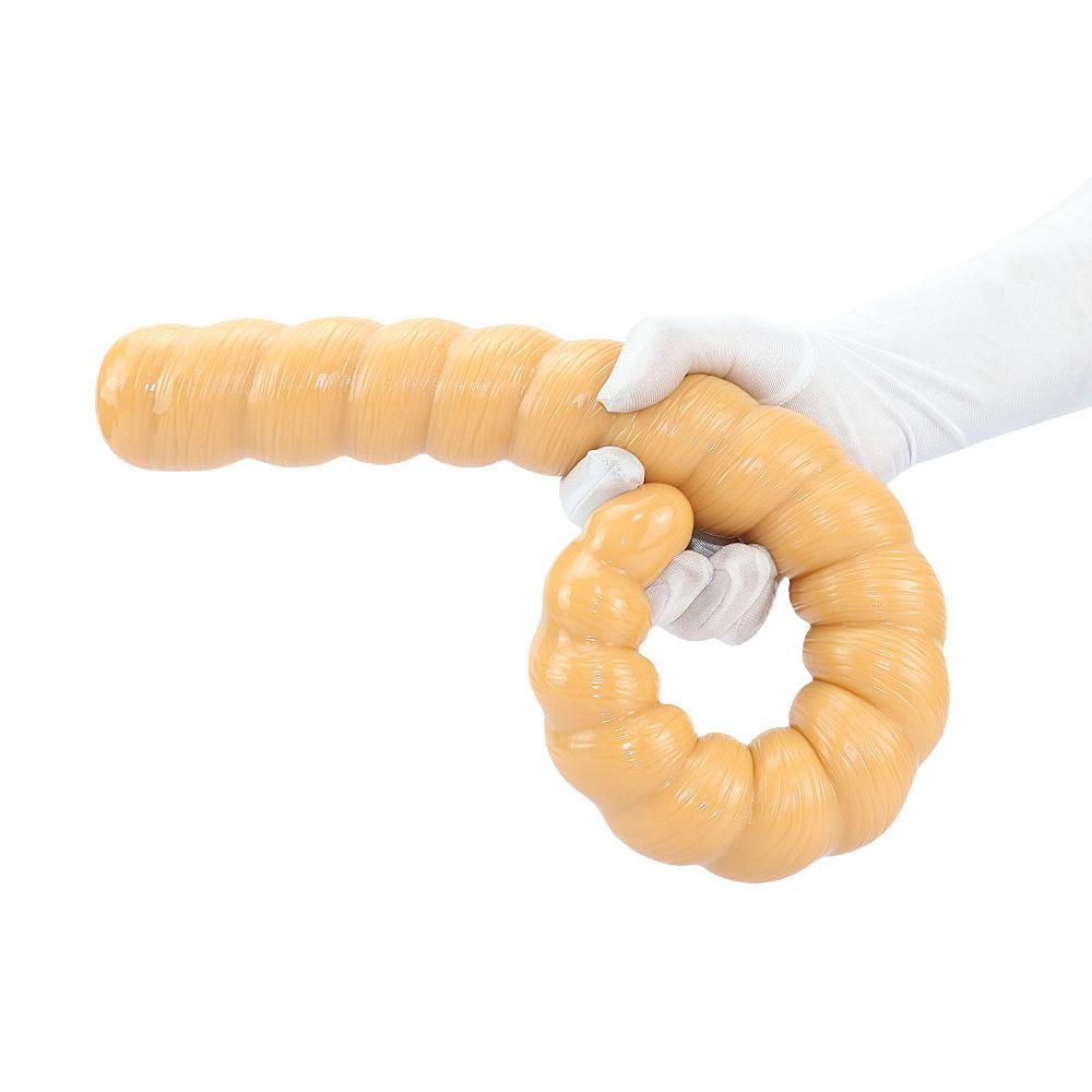 Long Double-Ended Dildos, 20.4 inch Large Dual Dildos,Flexible Anal Plugs Beads Sex Toys for Men,Women,G spot,Black