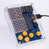 Herní sada DIY pájecí projekt Elektronická pájecí sada se 4 hrami a akrylovým pouzdrem, pro nácvik pájení