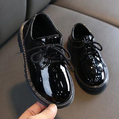 Boys Shoes In Leather White Black Kids Wedding Shoes Oxford Formal Sneakers Toddler Baby School Shoes For Boys And Girls 21-36