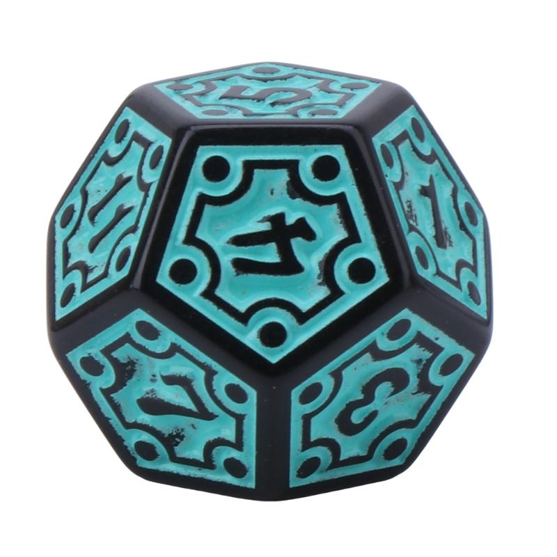 7Pcs/set Polyhedral Acrylic Dices Multiple Face Various Shape Digital Game Dices for Club Party Family Board Game Props