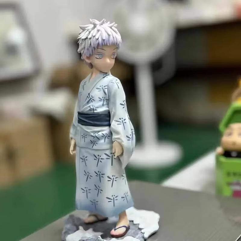 17Cm Jujutsu Kaisen Gojo Satoru Anime Figure Desktop Ornament Doll Collectible Model Trendy Computer Desk Accessory For Boys