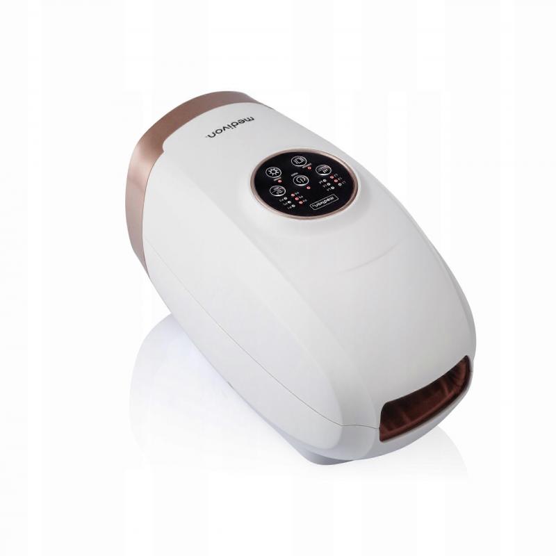 Wireless Hand and Wrist Massager, Professional Forearm Massager with Heat, Vibration, 6 Modes 6 Intensities, Relieves Joint Pain & Muscle Stiffness