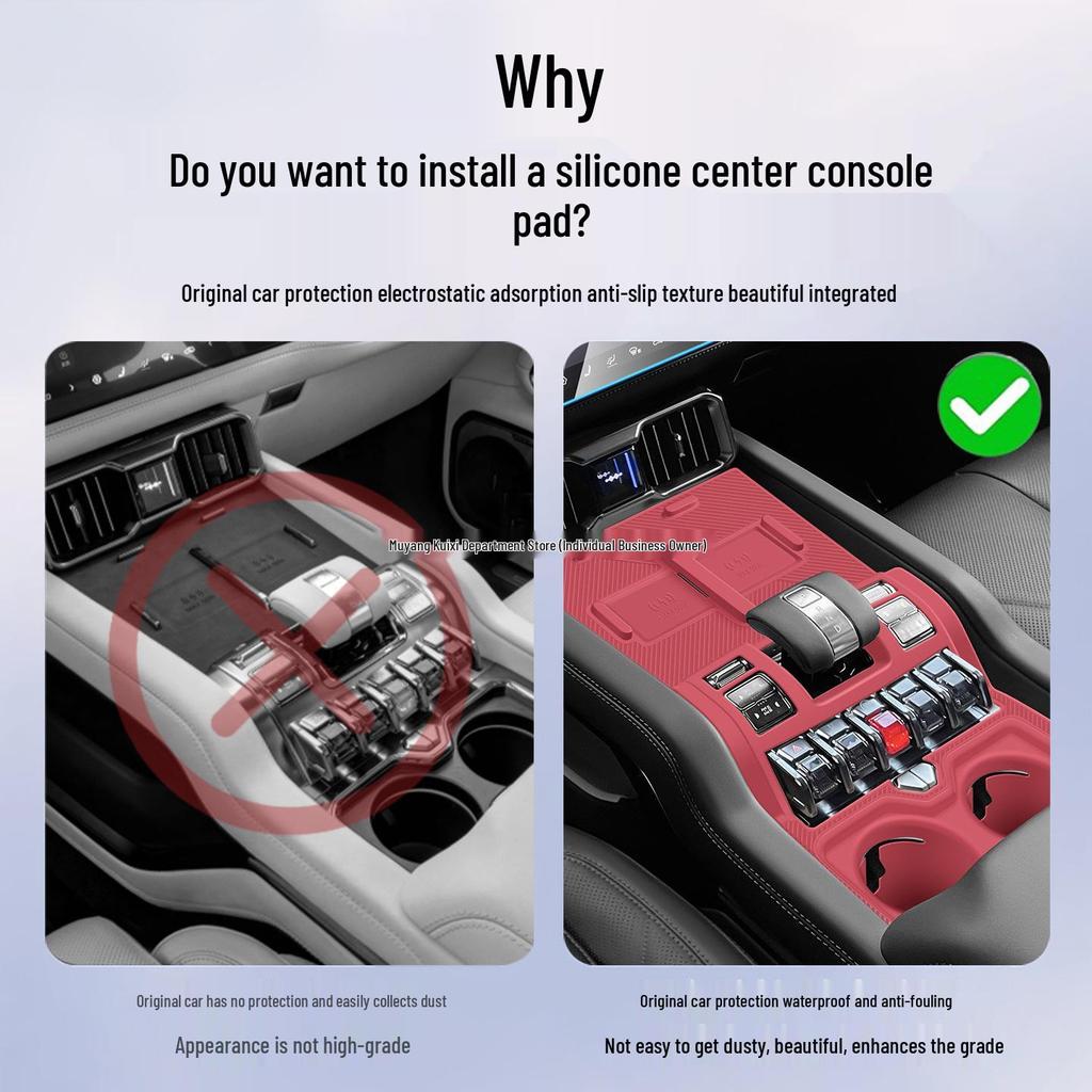 BYD Fang Bao Bao 8 Silicone Wireless Charging Pad for Center Console