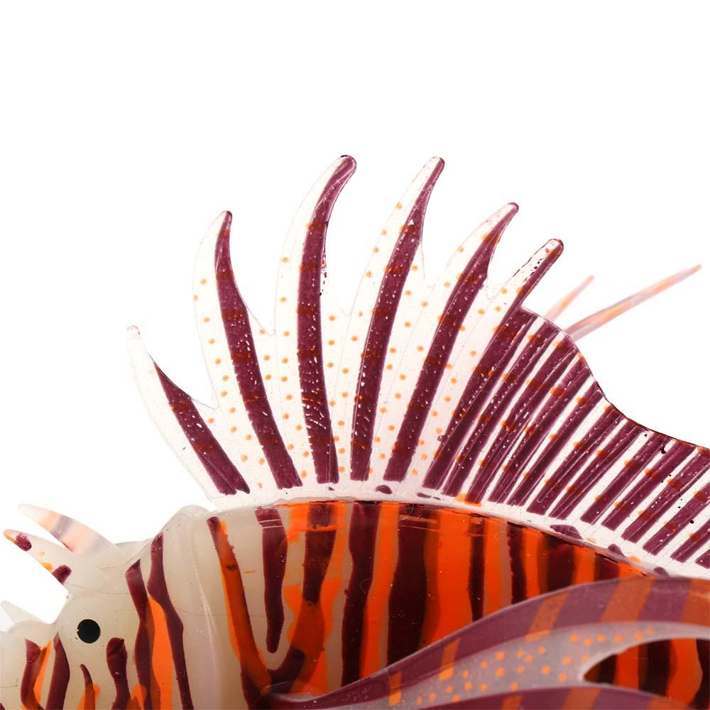 Aquarium Lionfish Luminous Artificial Fish Fake Fish Underwater Ornaments Fish Tank Landscape