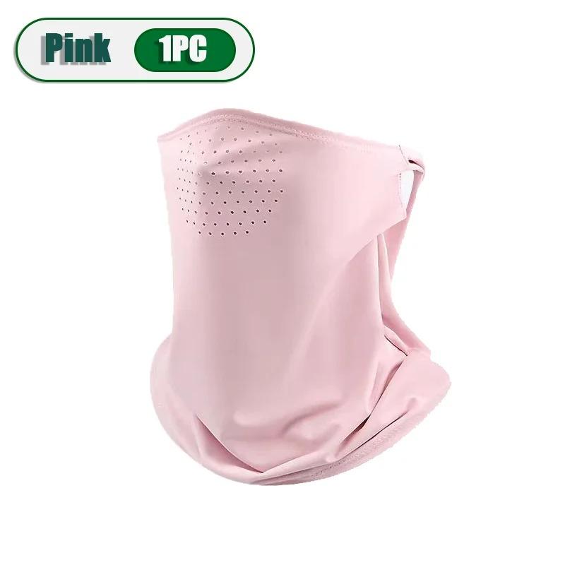Summer Sunscreen Ice Silk Mask Neck UV Protection Face Cover Sunscreen Face with Brim Outdoor Cycling Sun Protection Hats Caps