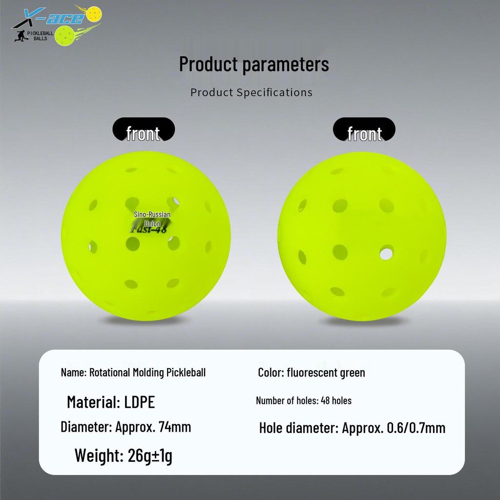 Professional Outdoor Pickleball with 48 Holes for Competition and Training