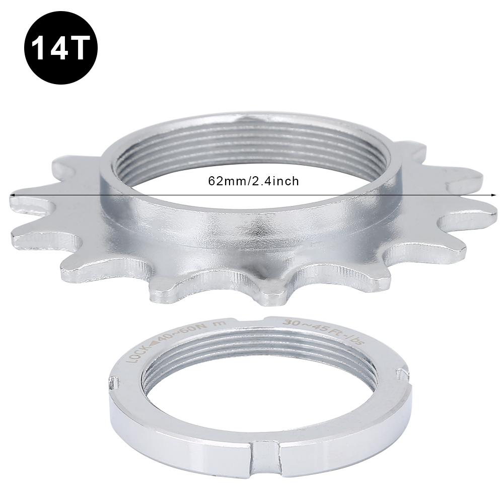 High Strength Steel Single Speed Freewheel Flywheel Sprockets Parts for Fixed Gear Bike Bicycle