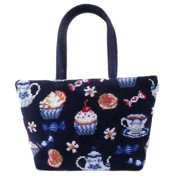 

Sweet Treat Bag Navy SWEET TREAT Tote Bag [Failor] (Pattern Name) SWT-222035