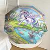 1PC Unicorn Fantasy Umbrella-8-Rib Reinforced Portable Folding Travel Suitable for All Seasons Outdoor Daily Use  -J0363