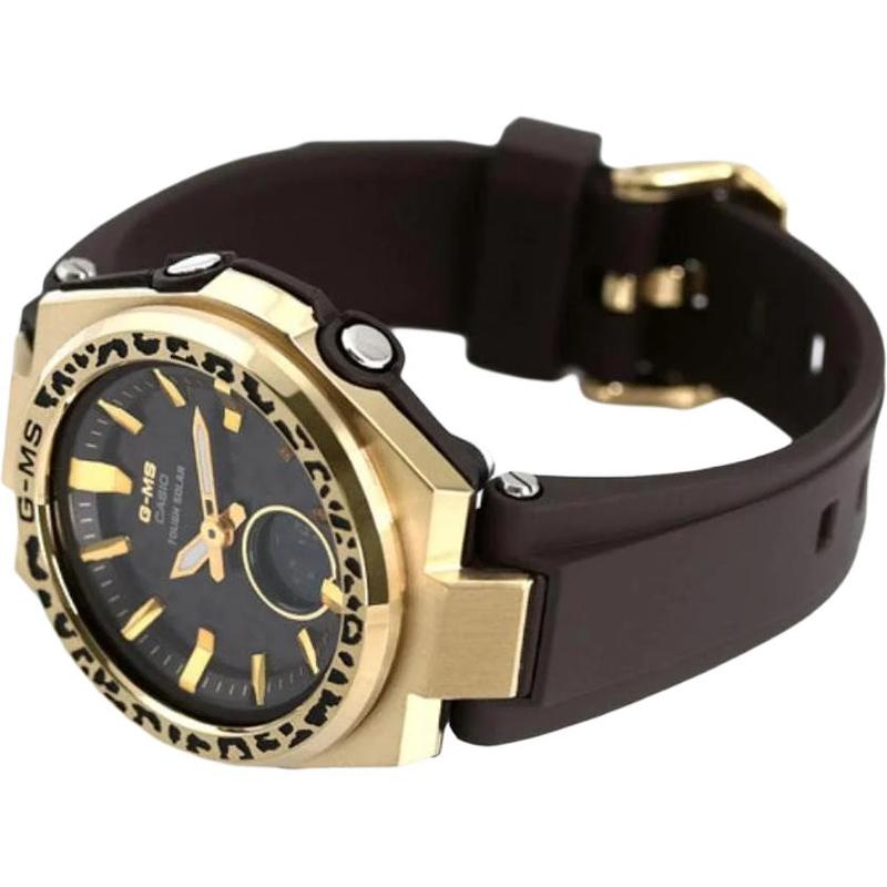 Casio CASIOBABY-G Series Casual Lightweight Solar Sports Waterproof Quartz Movement Leather Strap Japanese and Korean Watch Women's MSG-S200WLP-5ADR