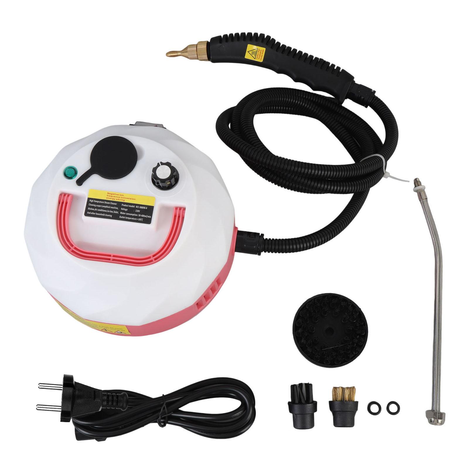 

Пароочиститель 1500 Вт Высокотемпературная паровая машина для чистки паром Ручной пароочиститель с предохранительным замком EU Plug 220V