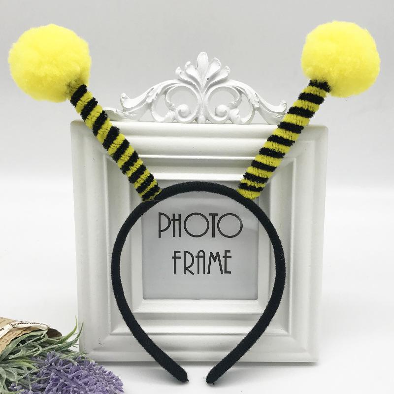 

Милая повязка на голову с изображением пчелы, детский костюм, повязка на голову, обруч для волос с щупальцами животных, повязка для волос для вечеринки