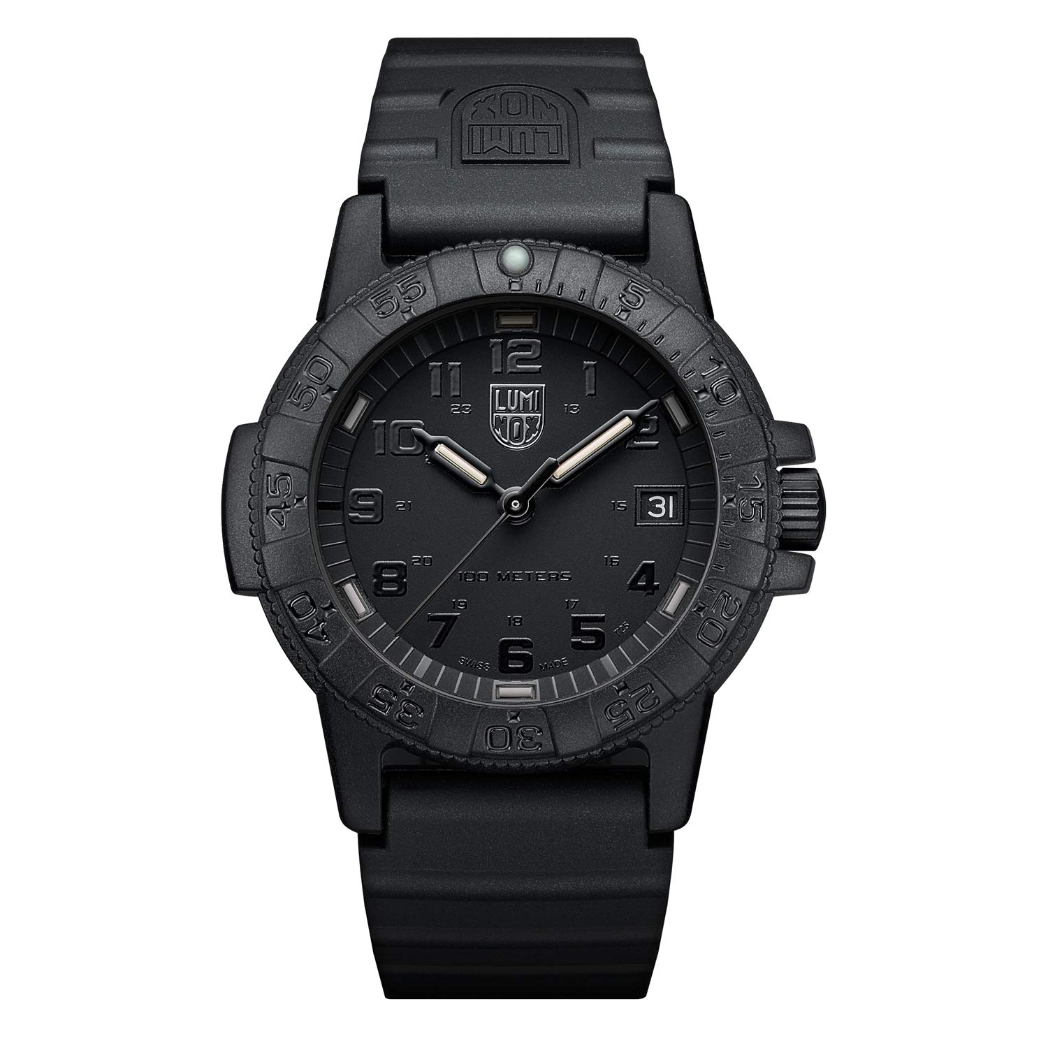 

Luminox Leatherback Sea Turtle Watch, 100m Water Resistant, Analog Quartz Movement, Black, 7020-6smd-39mm, Strap