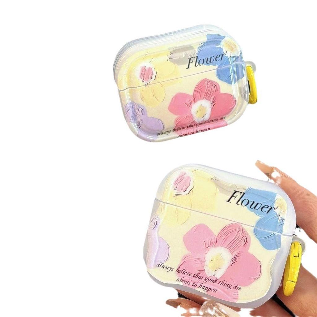 Oil Painting Floral Protective Soft Case for Apple AirPods 1/3/4/5