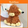 Highland Cow Plush Toy With Butterfly Bow For Kids And Collectors