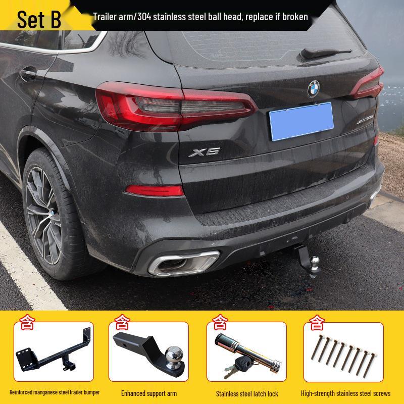 Reinforced Trailer Hitch for BMW X-Series (X5, X6, X1, X3, X4) and Rogue Tow Bar