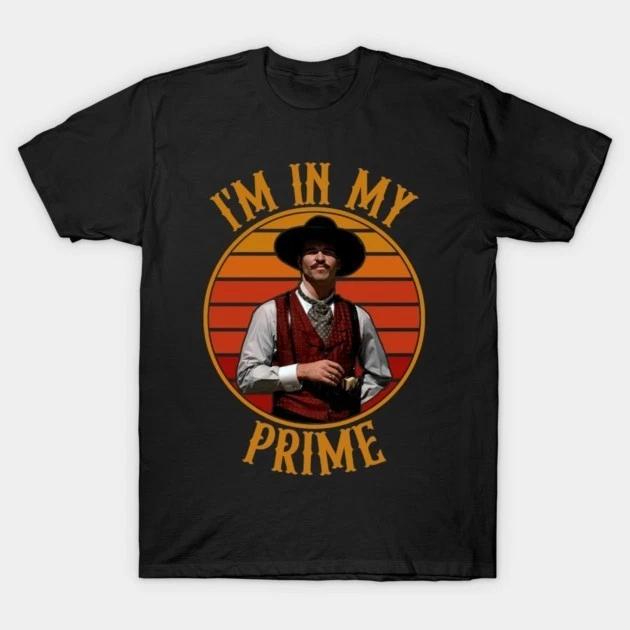 Doc Holiday:  I m In My Prime  - Tombstone T-Shirt XL
