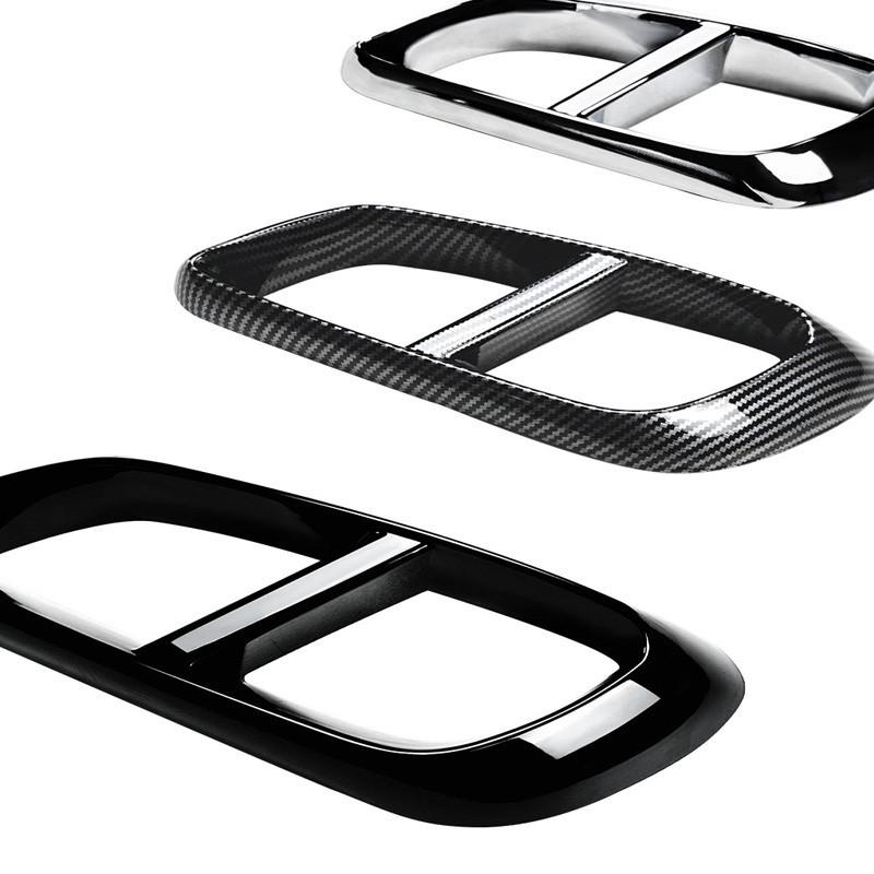 1 Pair Rear Exhaust Muffler Tail Pipe Cover Trim for Mercedes Benz E-Class W214 AMG Sedan 2024-2025 E260 300 AMG