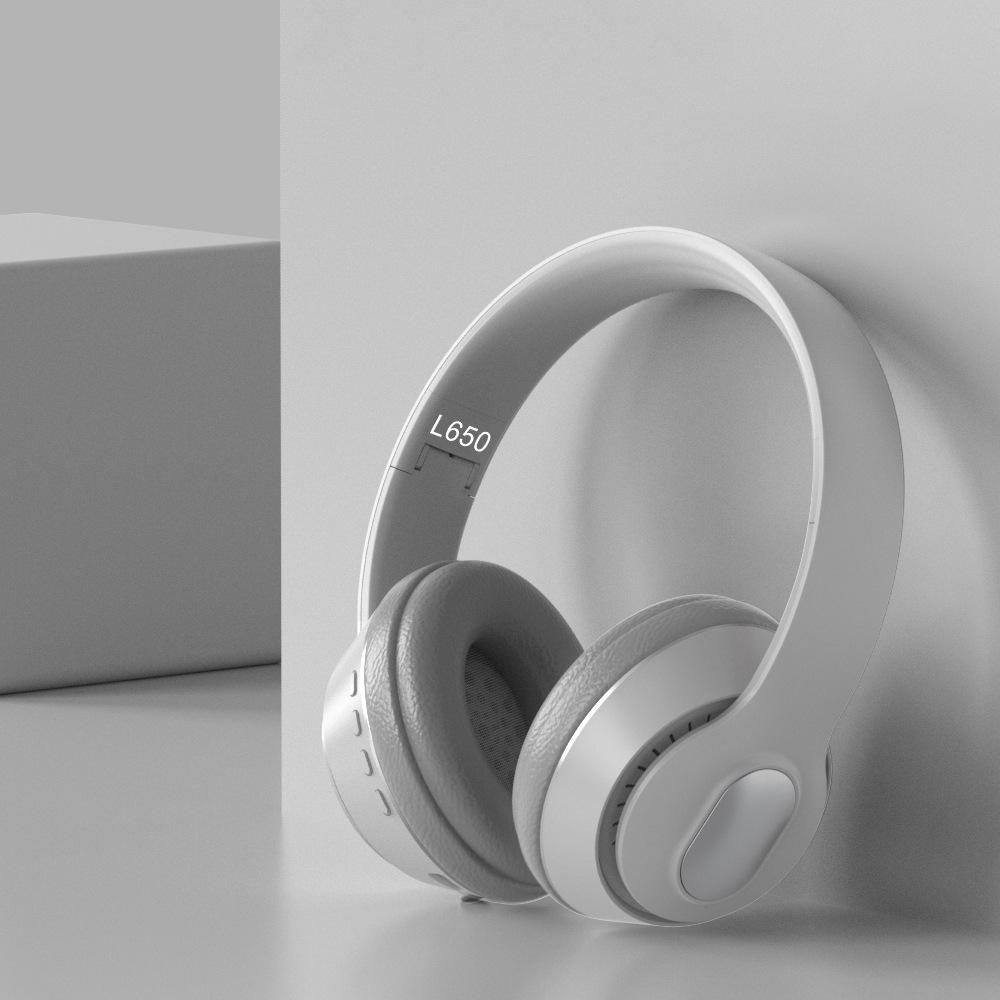Bluetooth Headband Headset: Wireless Stereo, Noise-Canceling, Card Slot, Universal for Phones & Computers