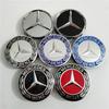 Für Mercedes Benz 4 Stück 75mm Auto Radnabenkappen Abdeckung für Mercedes-Benz B/C/E/S-Klasse A-Klasse C200L GLC GLK CLA decora